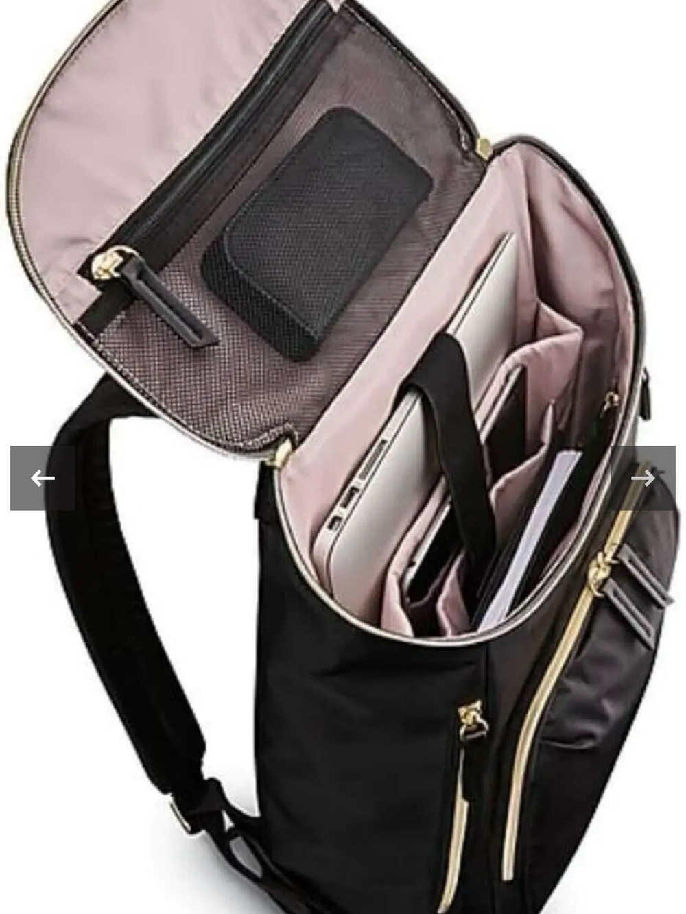 Samsonite Mobile Solution Deluxe Backpack - Black - Picture 2 of 10